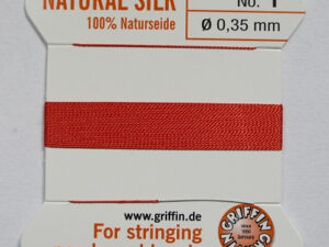Parelzijde, maat 1, Coral - Afbeelding 1