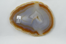 Agaatschijf, 109x80 mm, naturel - Afbeelding 3