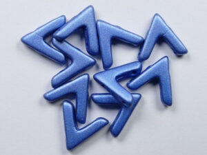 AVA-02010-29434, Alabaster Metallic Matte Blue 10 Pc.