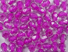 FP1-03-44877LC Rose Lined Crystal Czech Glass Facet Firepolish 3mm 50 stuks - Afbeelding 1
