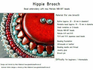 NB Gratis patroon_ Hippie Brooch