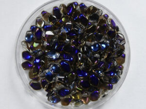 GB-00030-22201 Gekko beads, 3x5 mm, Crystal Azuro