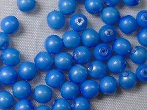 Parels, 4 mm, Preciosa, Sky Blue - Afbeelding 1