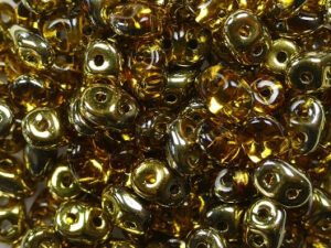 SD-10060ZB Amber Topaz Matubo SuperDuo 10 gram - Afbeelding 1