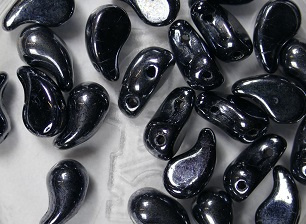 Zol-L-23980-14400 Zoliduo Left 5x8 mm, Jet Hematite