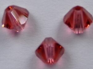 SW-04-PAD 4 mm Padparadscha Swarovski Element Bicones
