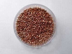 DB-11-0040 Plated Copper Miyuki Delica's 11/0 - Afbeelding 1