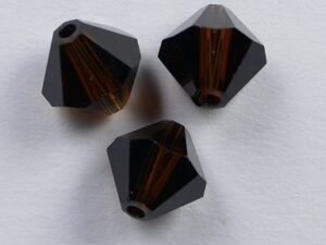 6 mm Mocca Swarovski Element Bicones