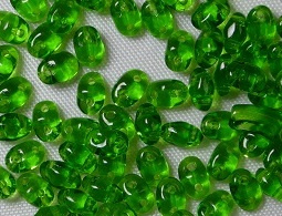 M-MD-50050 Chrysolite Matubo MiniDuo 5 gram - Afbeelding 1