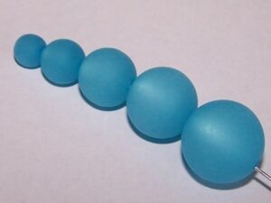 Pol-r04-20 4 mm Polaris ronde kraal, turquoise