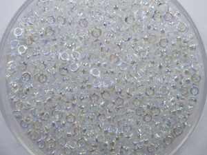 M-SPR-2-0250 Crystal AB Miyuki Spacer beads 2,2x1 mm
