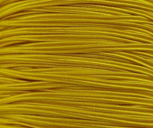Soutache koord, Yellow, per meter