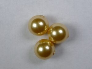 Parels, 6 mm, Swarovski, Gold