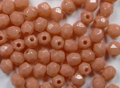 FP1-03-73030 Carnation Pink Czech Glass Facet Firepolish 3mm 50 stuks - Afbeelding 1