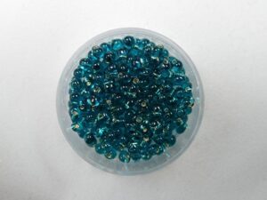 M-D-4-2425 Silverlined Teal Miyuki Drops 3,4 mm