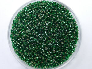 DB-11-0148 Silver Lined Green Miyuki Delica's 11/0 - Afbeelding 1