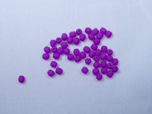 FP1-03-25125AL Neon Dark Purple Czech Glass Facet Firepolish 3mm 50 stuks