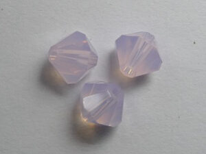 SW-05-RWOP 5 mm Rose Water Opal Swarovski Element Bicones - Afbeelding 1
