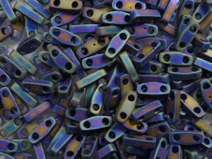 QTL-0401FR Matted Black AB Miyuki Quarter Tila Beads 5x1,2 mm