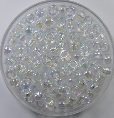 M-6-0250 Crystal AB Miyuki Rocailles 6/0 M-6-0250 Crystal AB Miyuki Rocailles 6/0