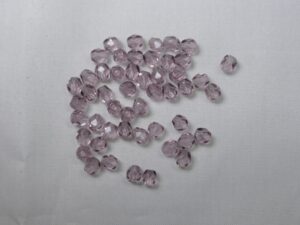 FP1-04-20030 Midden Amethyst Czech Glass Facet Firepolish 4mm 50 stuks