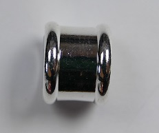 Magnetische 'bamboe'sluiting, 18x10mm, Zilverkleurig - Afbeelding 3
