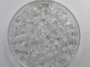 CZM-B-00030 2 hole Bar Beads 6x3 mm Czech Mates Crystal