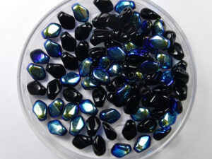 GB-23980-28701 Gekko beads, 3x5 mm, Jet AB