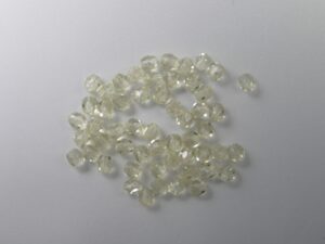 FP1-04-80100 Citrine Yellow Czech Glass Facet Firepolish 4mm 50 stuks
