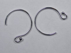 Oorhaakjes, Sterling Zilver 12,5 mm