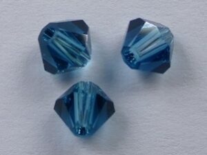 SW-04-INDIC 4 mm Indicolite Swarovski Element Bicones