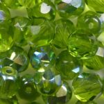 fp1-07-50230-28701 7 mm firepolish olivine AB