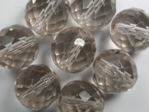 FP1-14-20010 Light Amethyst Czech Glass Facet Firepolish 14 mm 5 stuks