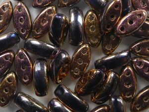CL-23980-27143 Cali Beads Jet Full Capri Rose 20 Pc - Afbeelding 1