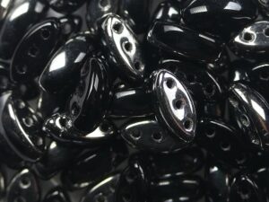 CL-23980-27401 Cali Beads Jet Half Chrome 20 Pc - Afbeelding 1