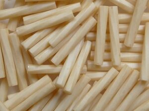 M-BGL-T12-2022 Matted Opaque Antique Beige Miyuki Twisted Bugles 12mm
