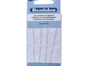 BCE-Fin Beadalon Collapsible Eye naalden fine, 4 stuks