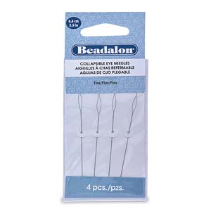 beadalon collapsible eye needle fine 700F-102