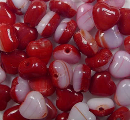 0050293 hartje 6x6x4 red pink white melee