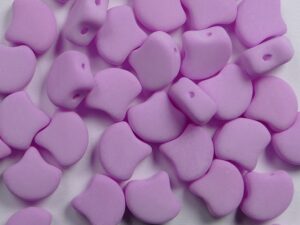 GIN-02010-92925 Matubo 2 Hole Ginko Bead Bondeli Matt Lilac 10 gram