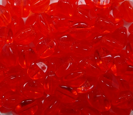 PI-90070 pinch beads 5x3 light siam ruby