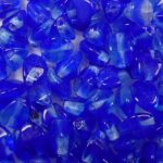 PI-x1535 pinch beads 5×3 sapphire cobalt transparent melee