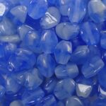 PI-x1539 pinch beads 5×3 mixed opal blue white