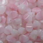 PI-x1542 pinch beads 5×3 mixed pink opal white