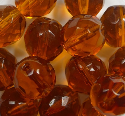 fp1-10-10090 10 mm firepolish dark topaz