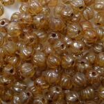mb-03-00030-43400 3 mm melon beads Crystal silver picasso