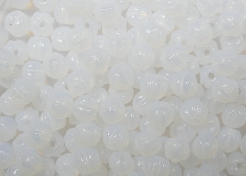 mb-03-01000 3 mm melon beads white opal