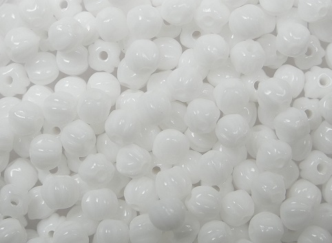 mb-03-03000 3 mm melon beads opaque white