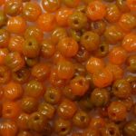 mb-03-s0140 3 mm melon beads pumpkin