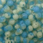mb-03-s0540 3 mm melon beads opal aqua cream